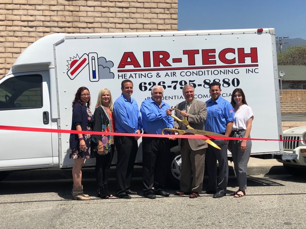 air-tech heating and air conditioning ribbon cutting