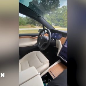 VIDEO: Tesla cruises down NC highway without a driver