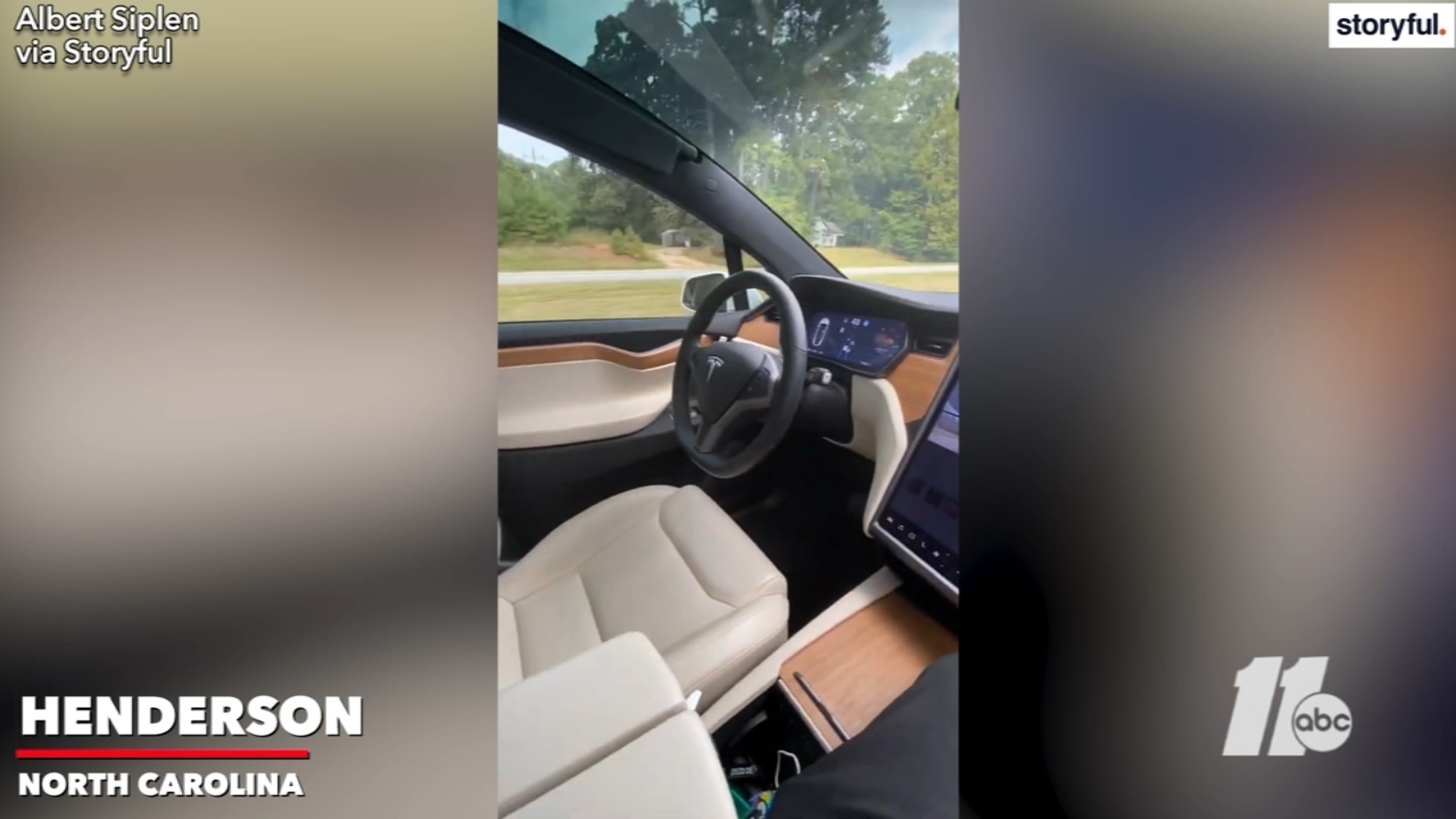 VIDEO: Tesla cruises down NC highway without a driver