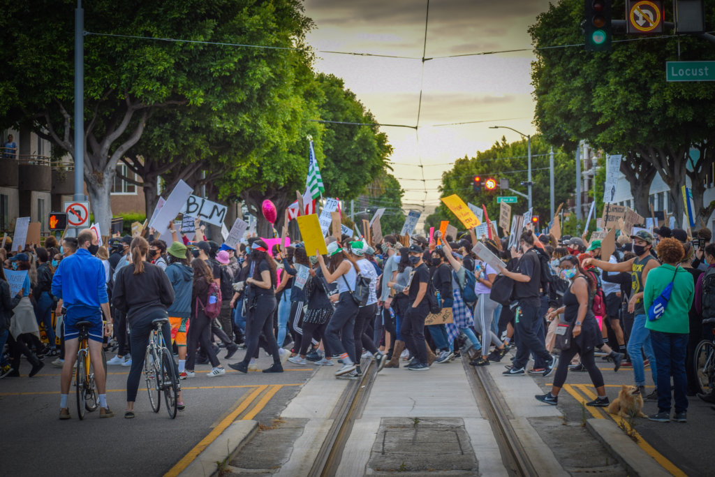 As protesters call for criminal charges, DA clears LBPD officer in death of man hit by Metro train