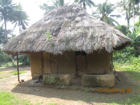 House in which a couple has succumbed to Ebola - Photo by Hindo Kposowa