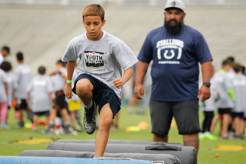Flag football camps are a great way to encourage youth to remain active. – Photo by John Chaides / Beacon Media News
