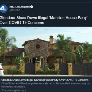 Glendora shuts down mansion party over coronavirus concerns