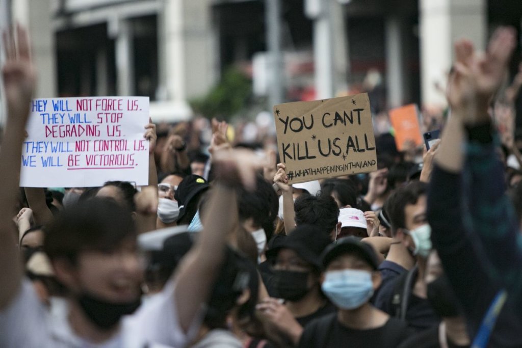 Thailand’s protest movement gains momentum amid a government crackdown