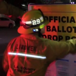 Arson Investigators Looking Into Fire That Started Inside Ballot Box in Baldwin Park