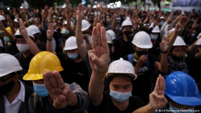 Thailand protesters look to Hong Kong's pro-democracy movement for inspiration