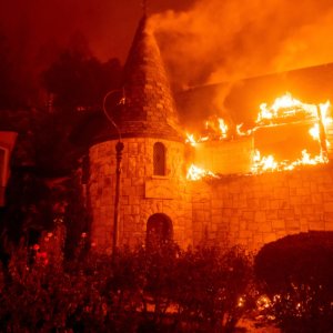 California catches a break from worst-ever year for wildfires with cooler weather – but the threat remains