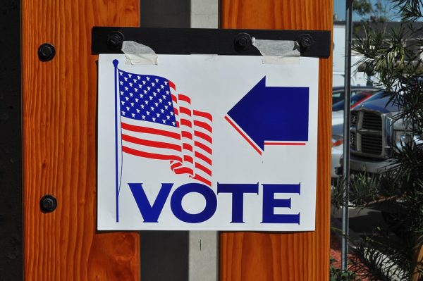 Voting, polling place, voters on Election Day