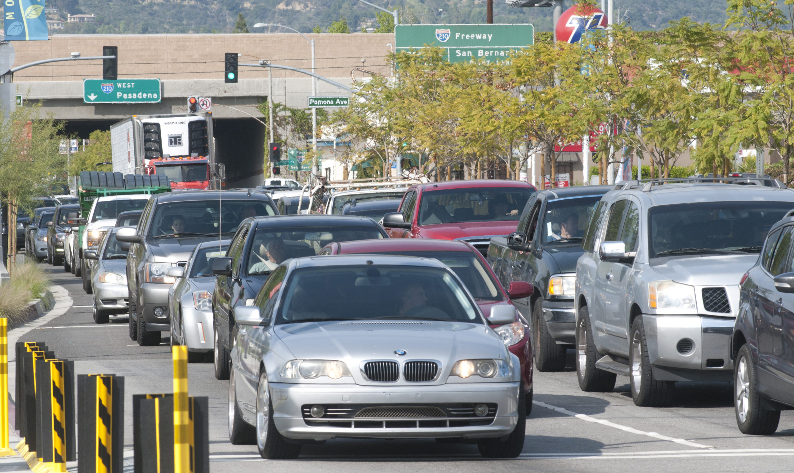 traffic signal changes