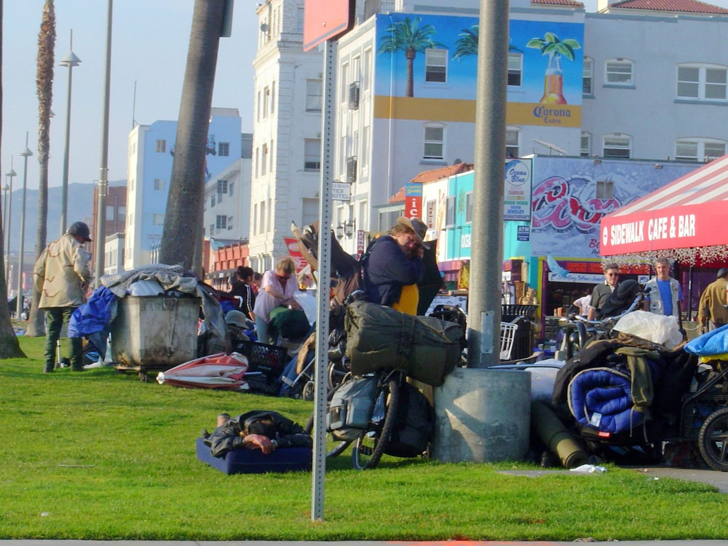 Venice Beach homeless encampment