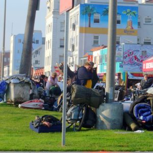 Venice Beach homeless encampment