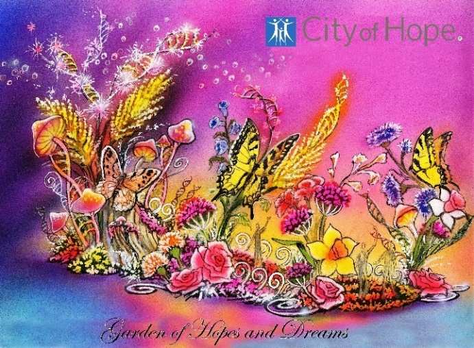 City of Hope 2022 Rose Parade float