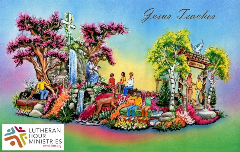 Lutheran Hour Ministries 2022 Rose Parade float