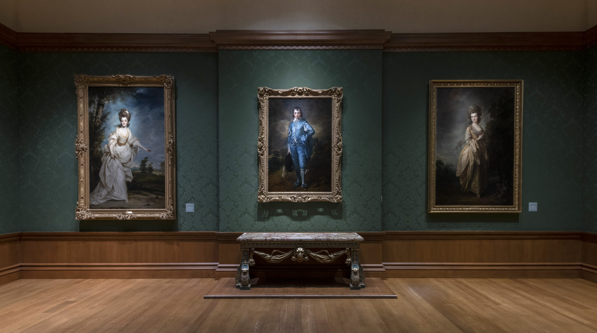 Installation view of Gainsborough's 'Blue Boy' | Photo courtesy of The Huntington Library, Art Museum, and Botanical Gardens 