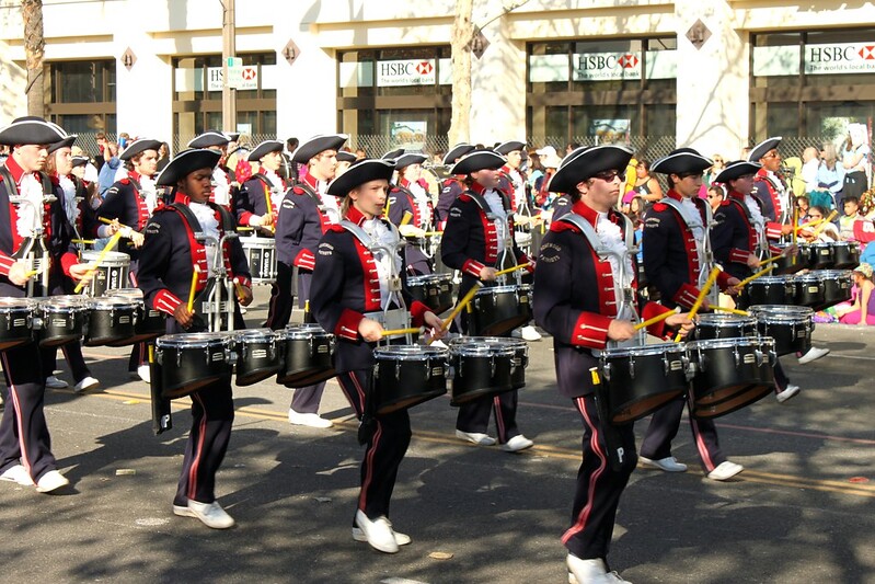 rose parade 2022 marching bands