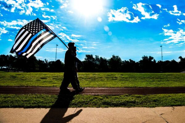 thin blue line flag