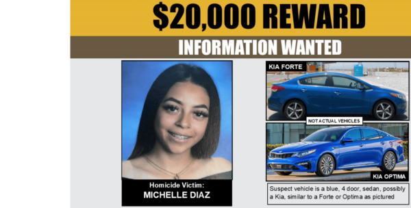 Michelle Diaz, victim, reward, LASD