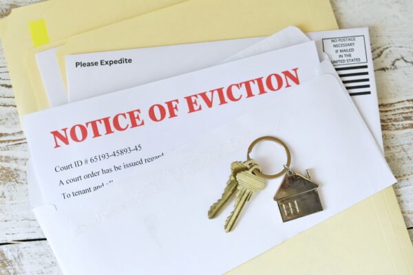 Eviction notice.