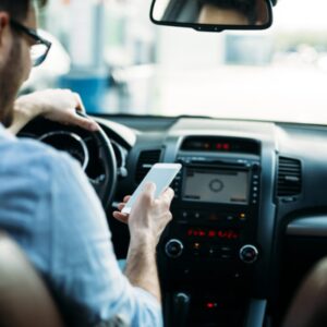 distracted driving, cell phone, car