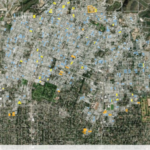 An online map tracks fire debris removal.