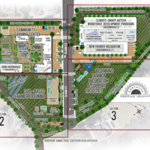 The Northside Agriculture Innovation Center will be developed in two phases.