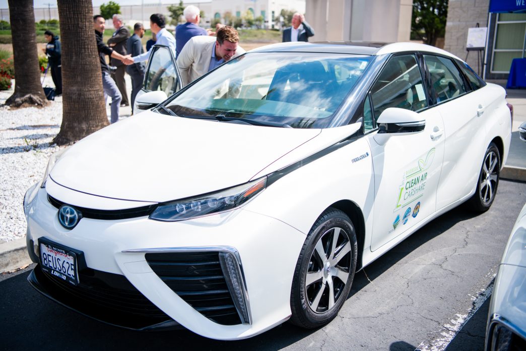 Riverside has a carbon-emission-free carsharing fleet.