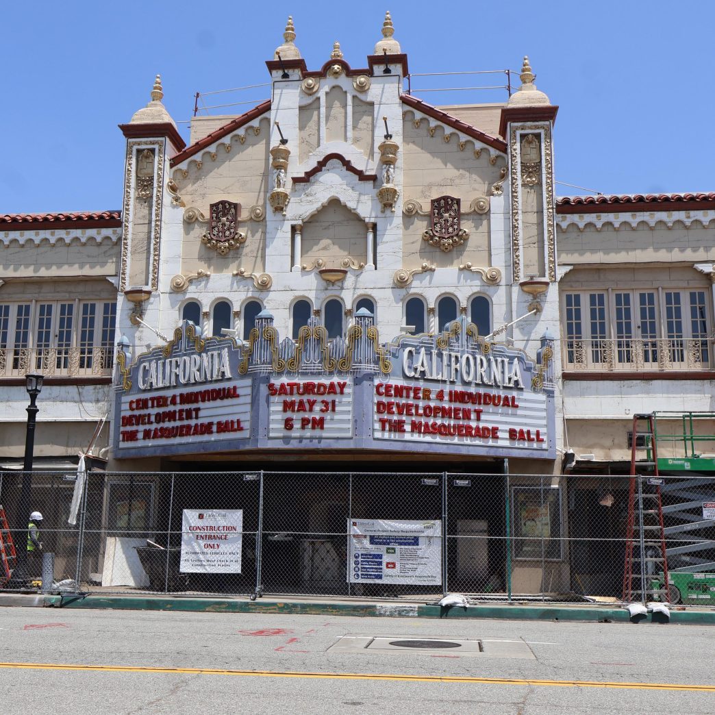 The California Theater in San Bernardino.