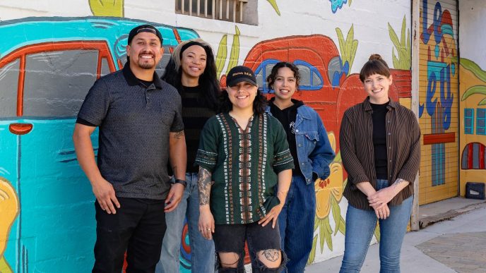 Sole Alley prepares for a grand opening.