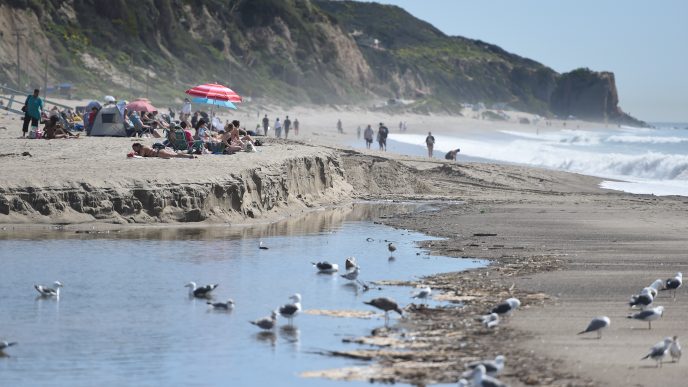 Sand erosion is a concern at LA County beaches.