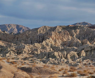 Mountain ranges are characteristic of the Coachella National Monument.