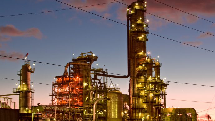 Chevron's refinery in El Segundo.
