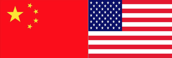 China and United States flags.