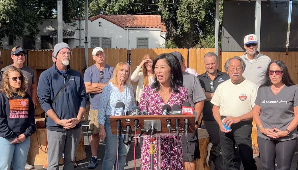 Eaton Fire survivors call for timely and fair payments from Southern California Edison.