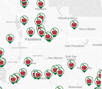 LAFoodBank.org provides this locator map for food aid resources.