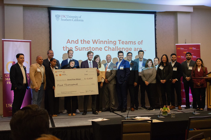 Participants celebrate the culmination of the 2024-25 Sunstone Economic Development Challenge.