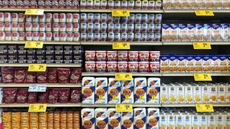 Popular Thanksgiving sides are common sights on grocery shelves.