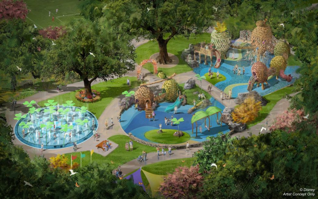 A rendering depicts a reopened Charles White Park in Altadena.