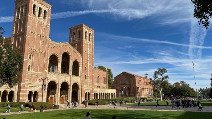 The UCLA campus in Westwood.
