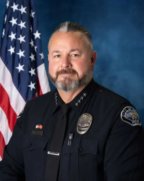 Hemet police Chief Michael Arellano.