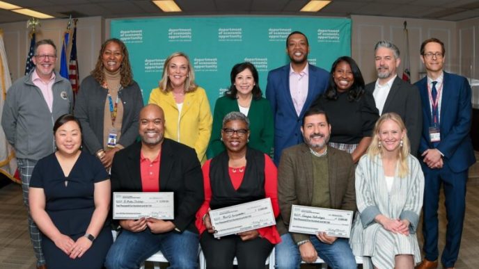 County officials and EOG Program funding recipients.