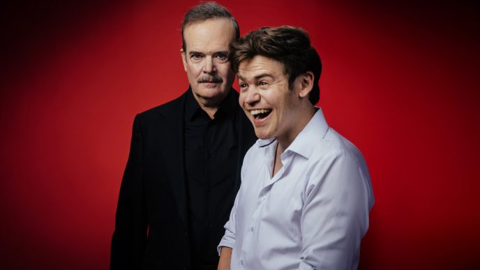 Tony Award Winner Jefferson Mays and Broadway’s Sam Clemmett star in Pasadena Playhouse’s revival of Peter Shaffer’s “Amadeus.”