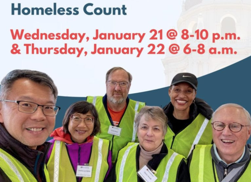 Pasadena homeless count volunteers.