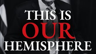 The Trump State Department makes its approach to regional security clear with this photo and accompanying text posted on social media.