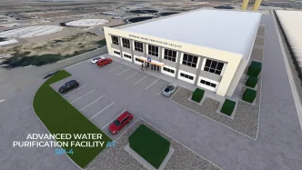 The planned Advanced Water Purification Facility in Rancho Cucamonga.