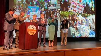 Monrovia city officials attend the 2026 State of the City event.