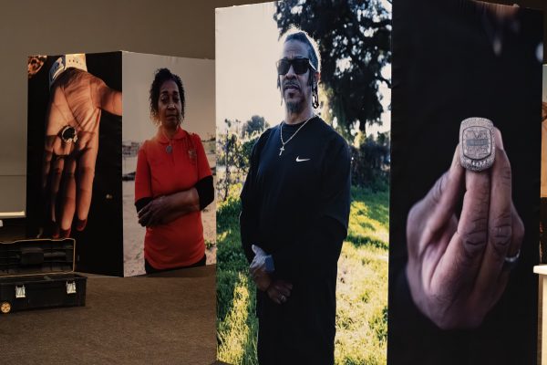 Sipoo Shelene Hearring, at left, and Tyrone Owens.