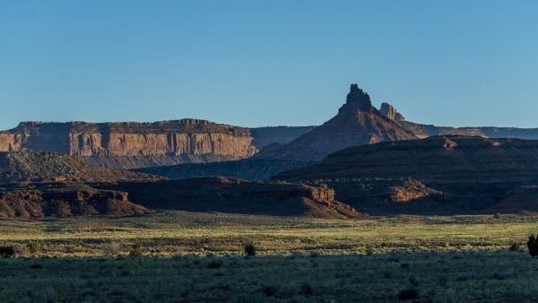 The sandstone formations in Bears Ears National Monument, Utah.