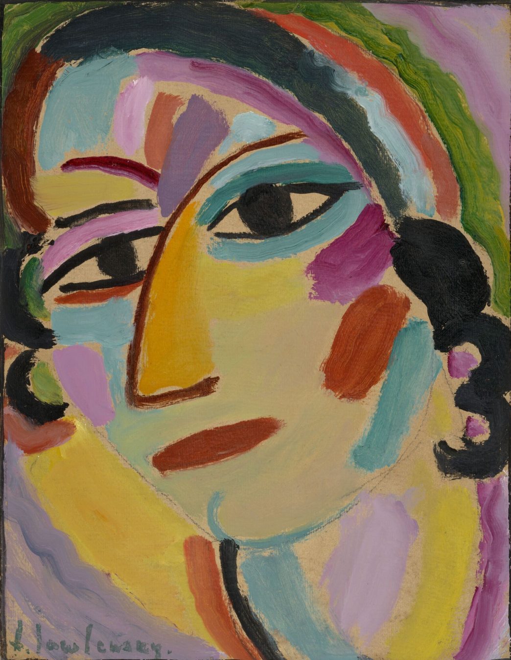 Alexei Jawlensky's "Mystical Head."