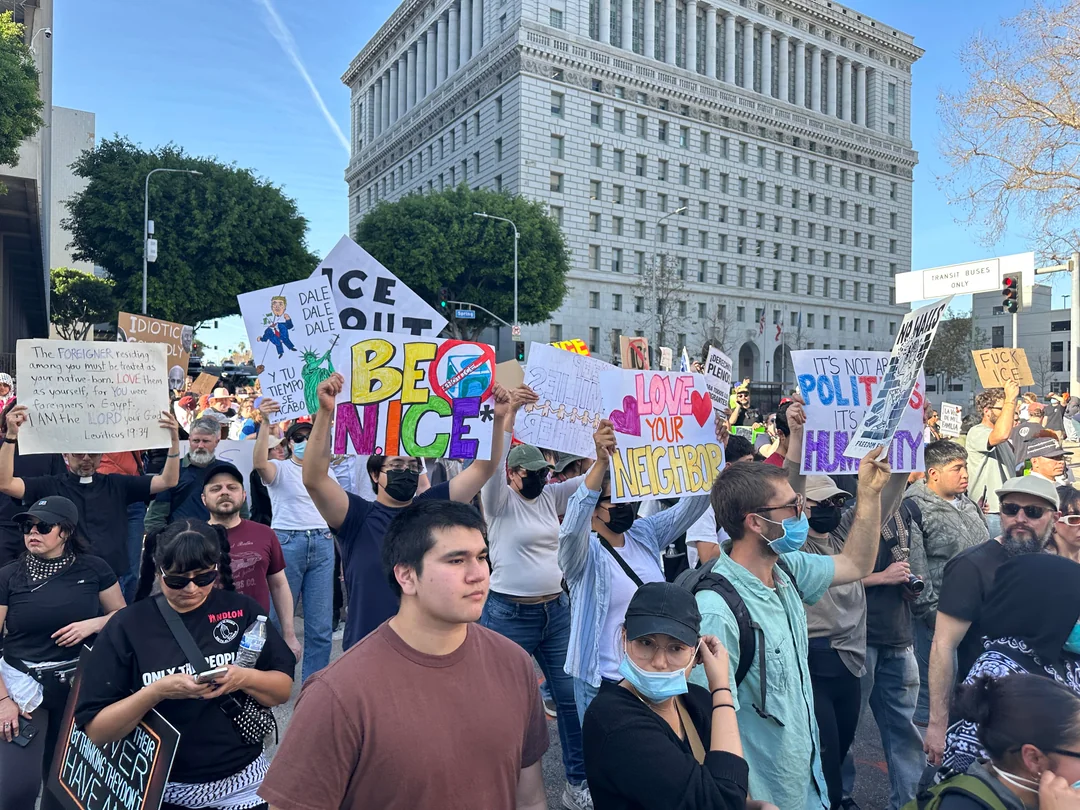 Dozens more arrested during anti-ICE protests in Los Angeles