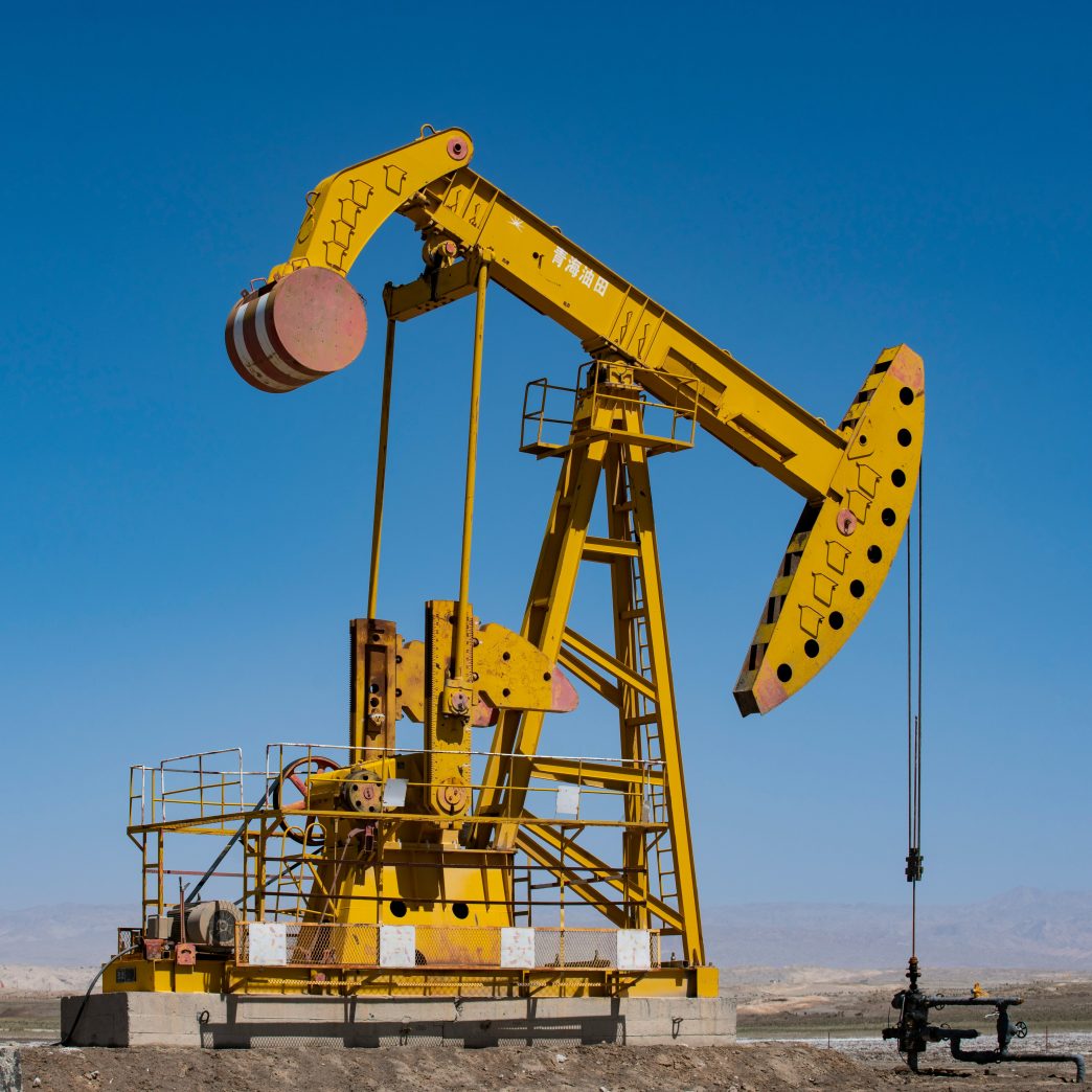 Oil and gas drilling, wells, energy extraction.